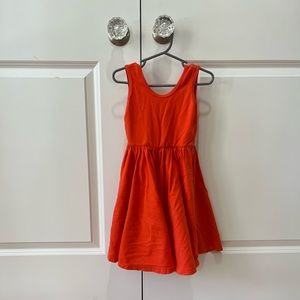 Alice & Ames size 5 orange tank ballet dress